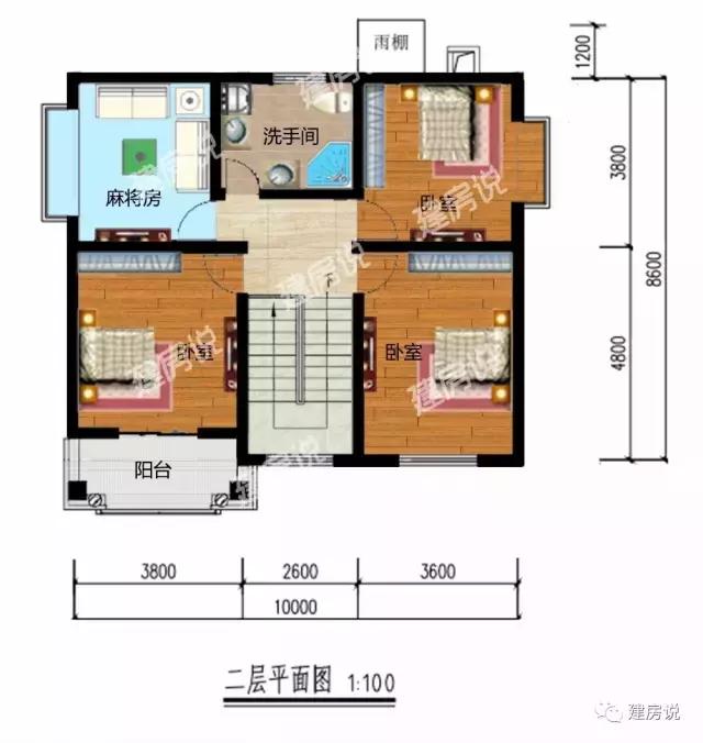 3款帶庭院的農村自建房方案，休閑宜居