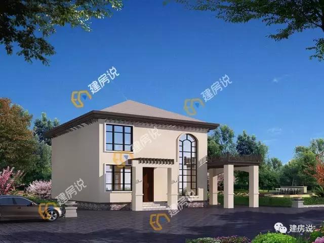 3款帶庭院的農村自建房方案，休閑宜居