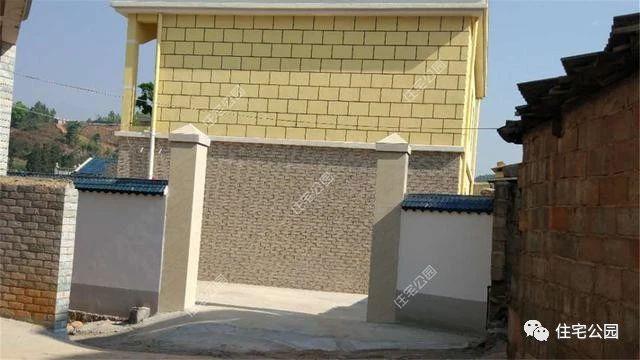 幾套農村自建別墅外觀實景圖，附戶型圖和施工過程