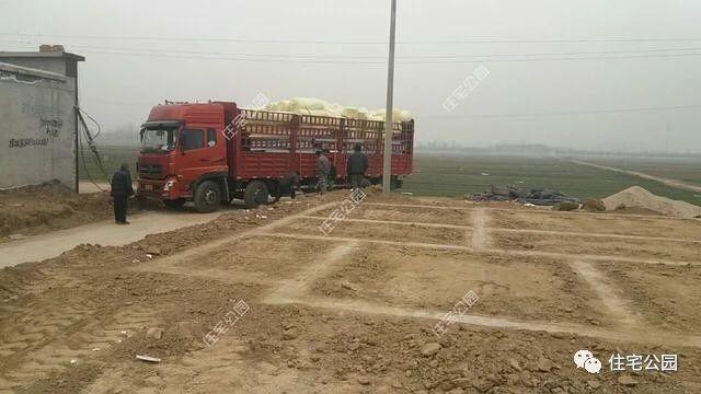 幾套農村自建別墅外觀實景圖，附戶型圖和施工過程