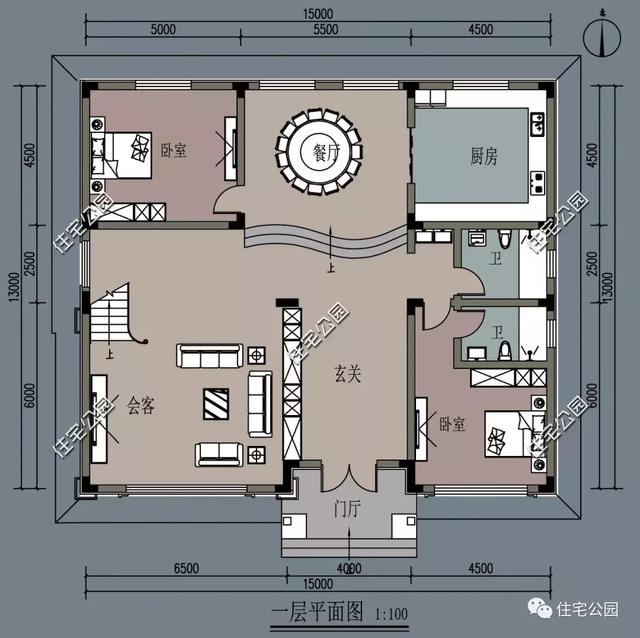 幾套農村自建別墅外觀實景圖，附戶型圖和施工過程