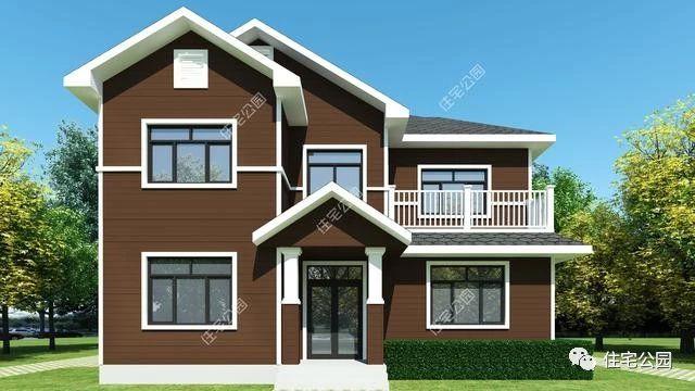 幾套農村自建別墅外觀實景圖，附戶型圖和施工過程