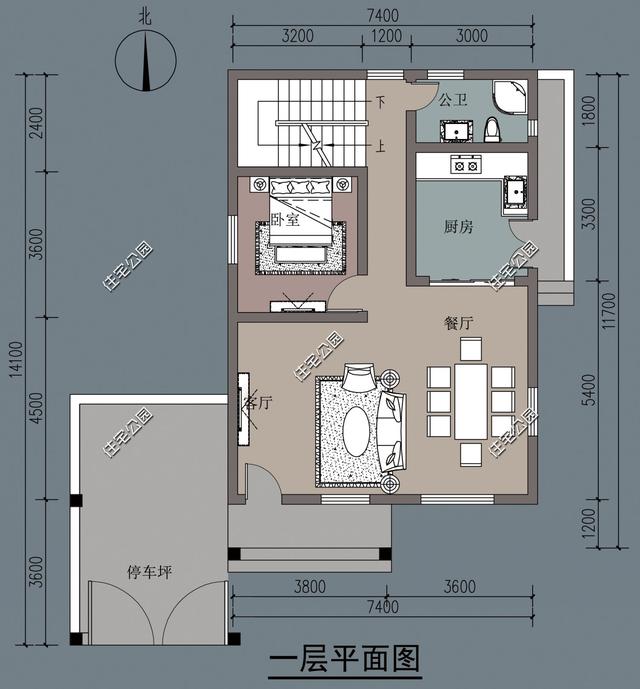 幾套帶車庫的農村自建別墅戶型方案，沒車庫都不敢叫別墅
