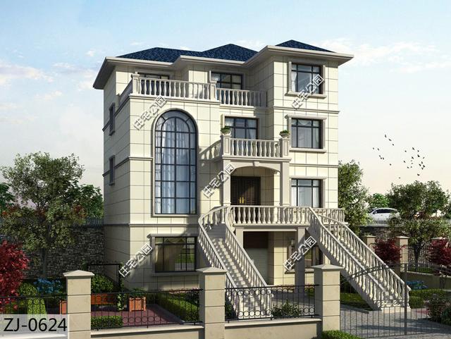 幾套帶車庫的農村自建別墅戶型方案，沒車庫都不敢叫別墅