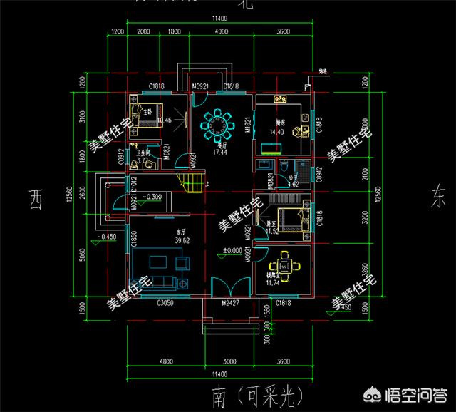 農(nóng)村12米×12米自建三層別墅的設(shè)計(jì)圖，有比較好的推薦嗎？