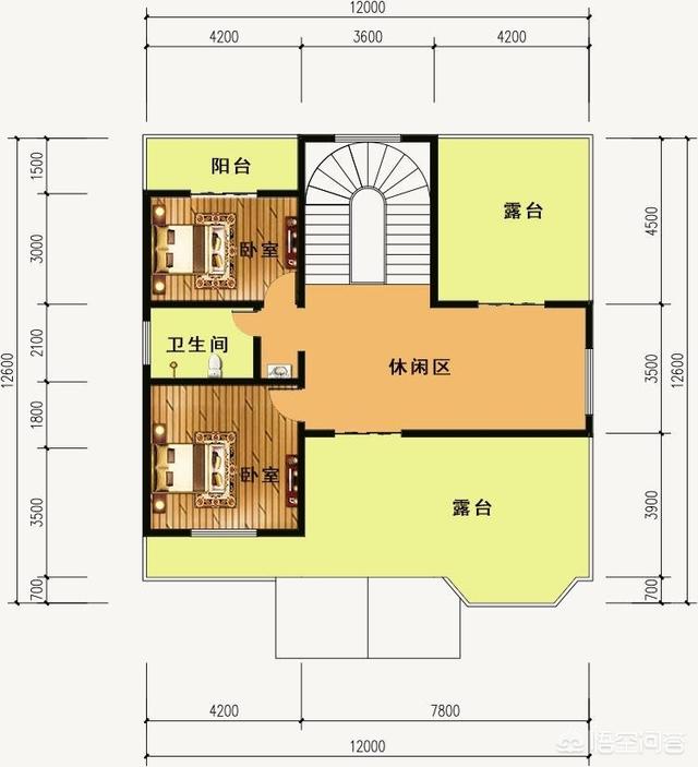 農(nóng)村12米×12米自建三層別墅的設(shè)計(jì)圖，有比較好的推薦嗎？