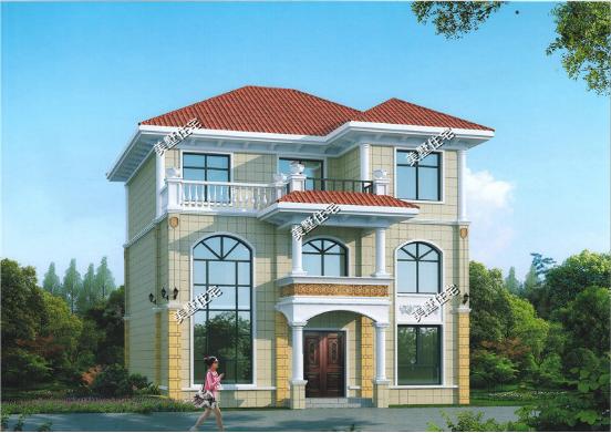 10套農(nóng)村三層自建房外觀圖，農(nóng)村建保證不土