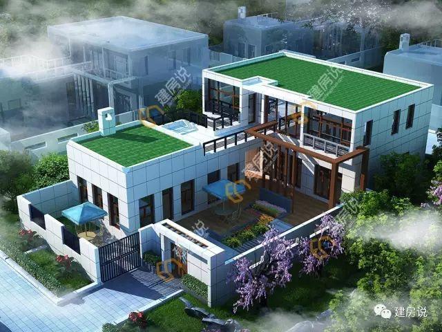 12款現代時尚的小別墅外觀圖，看膩了歐美別墅換換