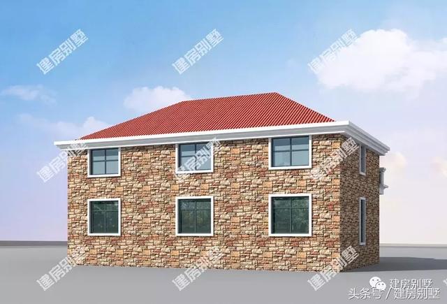 2款文化石外墻的兩層自建樓房，看下你喜歡哪個(gè)戶型？