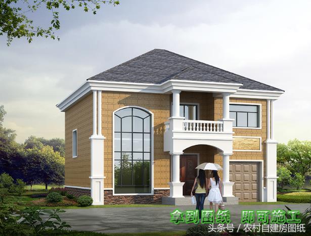 幾款復式二層樓房戶型方案圖，客廳中空的才顯高檔