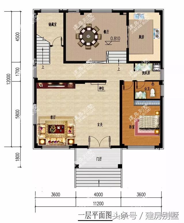 面寬11米左右的兩層別墅小樓設(shè)計圖，這2款很受歡迎