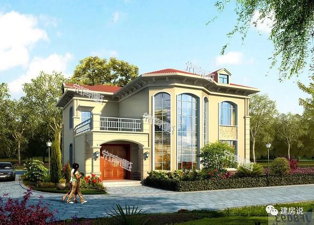 5款全新設計的兩層小樓房設計圖，回家建一棟，不再漂泊