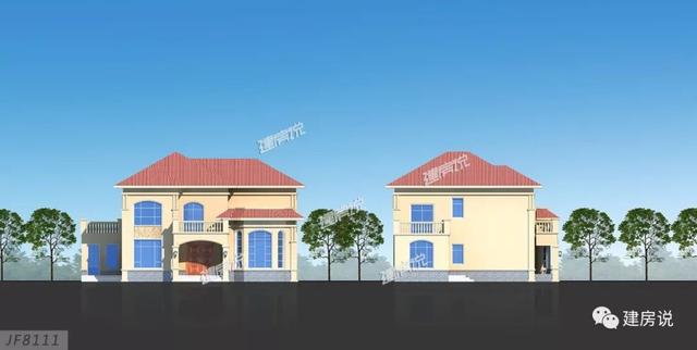 5款全新設計的兩層小樓房設計圖，回家建一棟，不再漂泊