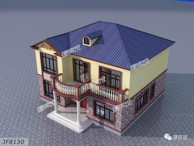 5款全新設計的兩層小樓房設計圖，回家建一棟，不再漂泊