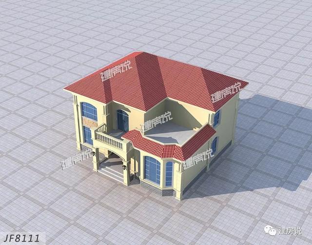 5款全新設計的兩層小樓房設計圖，回家建一棟，不再漂泊