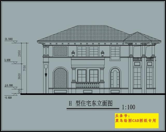 24萬(wàn)建2層別墅！歐式款方正戶型，帶八角亭外觀、玄關(guān)、車(chē)庫(kù)