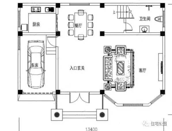 江西網友65萬建別墅，內部設計美，外有小溪環繞！