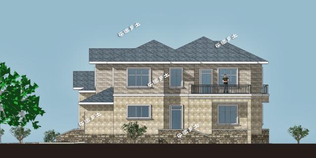 二層磚混結構鄉間小別墅全套圖紙分享！