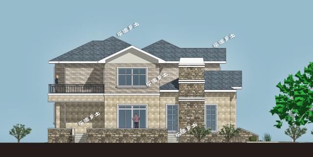 二層磚混結構鄉間小別墅全套圖紙分享！