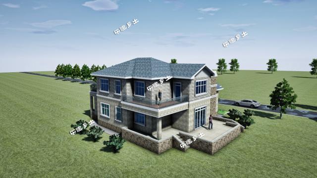 二層磚混結構鄉間小別墅全套圖紙分享！