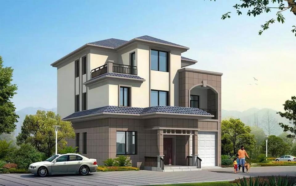 10米x12米 造價25萬經典大氣自建別墅圖紙，附各層平面布局