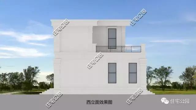 自建11X11米農村2層別墅，帶鍋爐房露臺設計，適合農村！