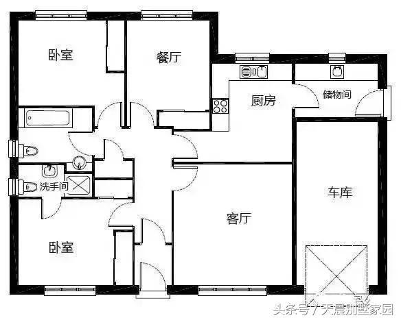 5套農村自建一層別墅，一套比一套大氣美觀！含設計圖