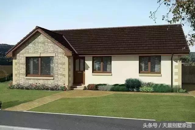 5套農村自建一層別墅，一套比一套大氣美觀！含設計圖