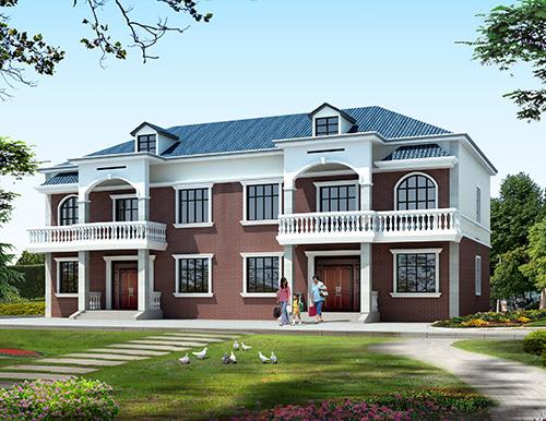 7套適合農村自建的雙拼別墅，5套最美，6套最便宜