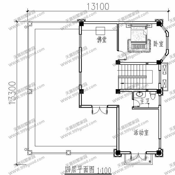 農村四層歐式別墅設計圖，別具一格的奢華享受！