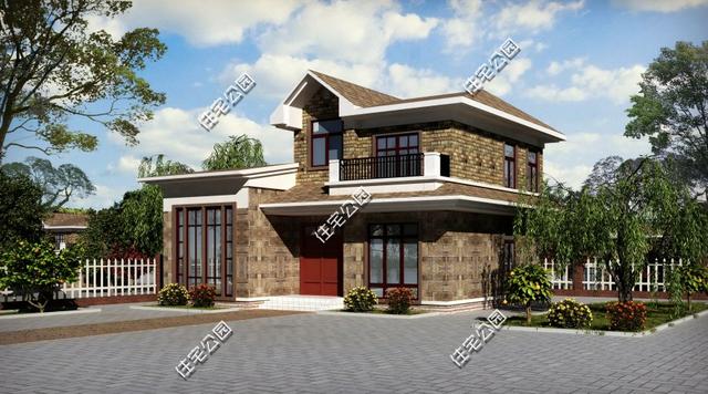 農村這樣蓋紅磚房，瞬間秒殺城里豪華別墅