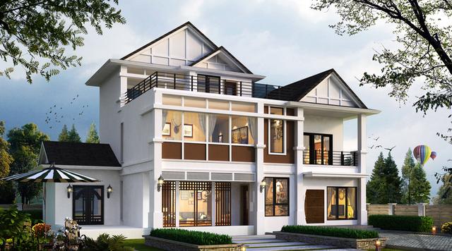 農村這樣蓋紅磚房，瞬間秒殺城里豪華別墅