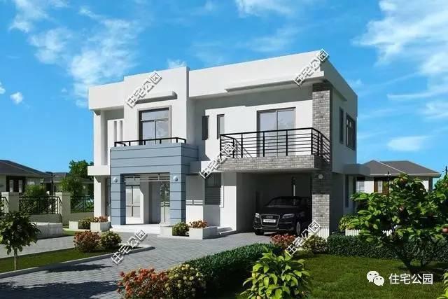 4套帶車庫的新農村別墅，哪個車庫設計最好？