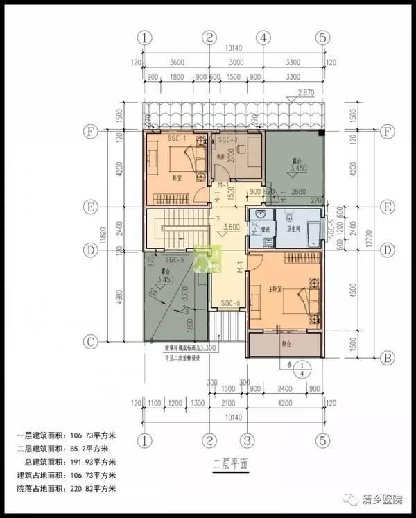 17X17米方正農村別墅，旋轉樓梯雙車庫，秒殺城里商品房！