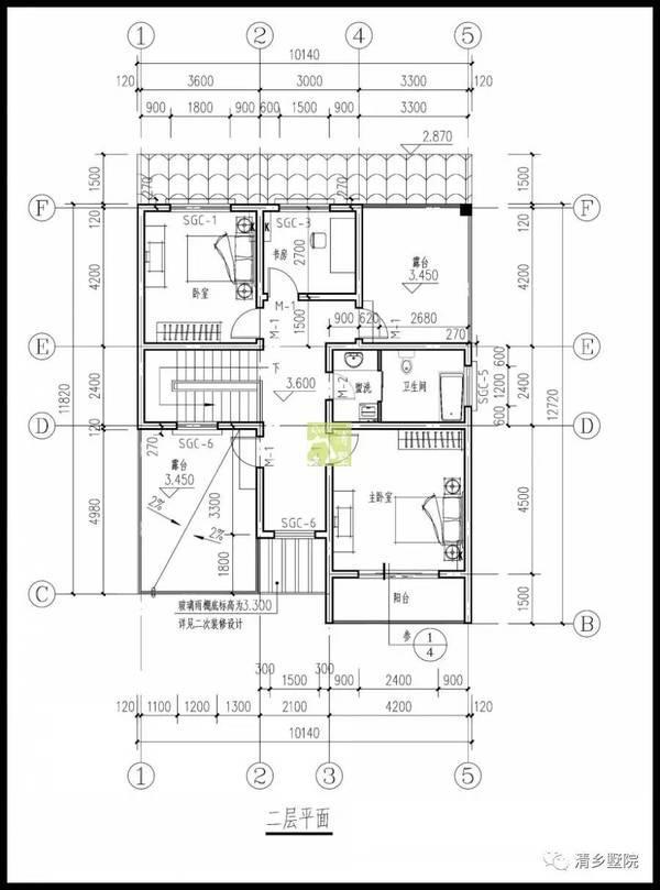 17X17米方正農村別墅，旋轉樓梯雙車庫，秒殺城里商品房！