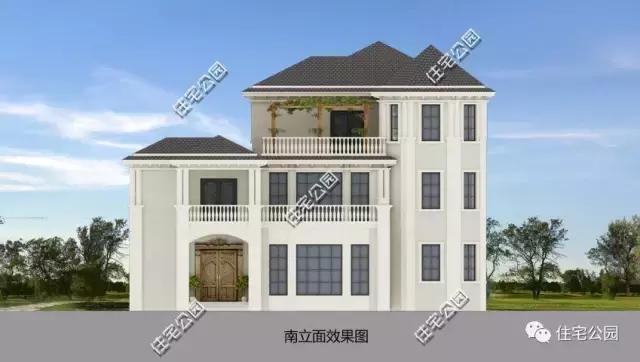 10.14米X21.84米清新樸素15萬內(nèi)自建別墅方案