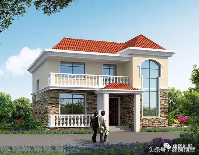 3棟面寬11米的二層房屋設計方案圖，準備20萬開建