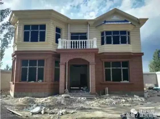 曬10棟完工的農村自建房實景圖，小編我最喜歡第7棟