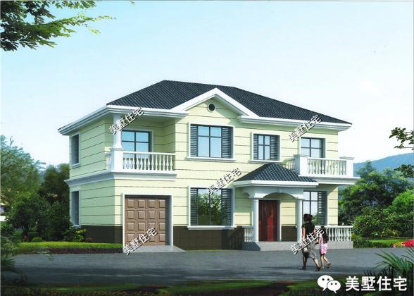 12款兩層小樓房外觀效果圖，風(fēng)格樣式各異