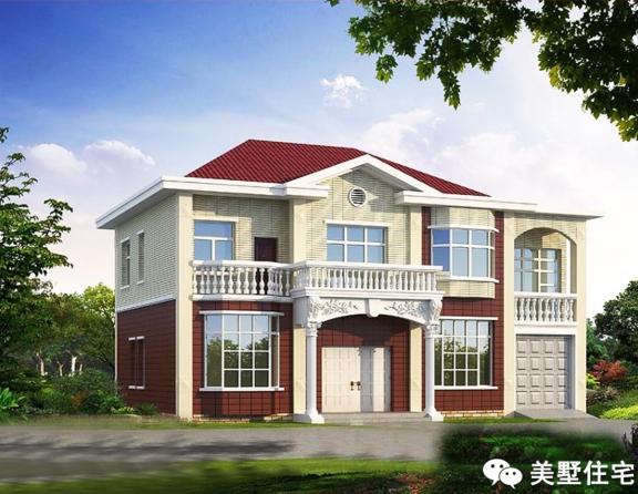 12款兩層小樓房外觀效果圖，風(fēng)格樣式各異