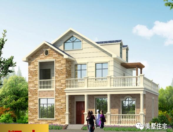 12款兩層小樓房外觀效果圖，風(fēng)格樣式各異