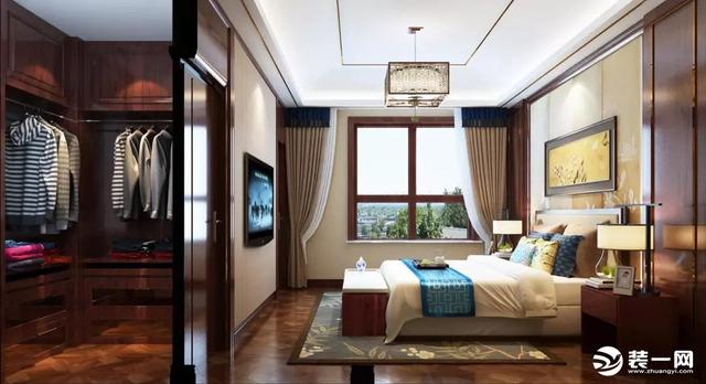 別墅裝修案例，新中式的裝修風格大氣穩(wěn)重