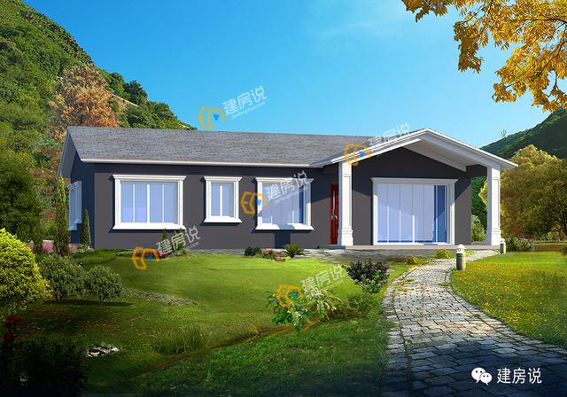 適合北方人建造的一層別墅設(shè)計(jì)圖紙