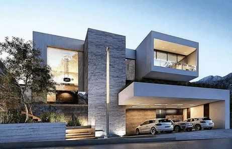 現(xiàn)代風(fēng)格別墅設(shè)計圖，簡約大氣，透著時尚風(fēng)