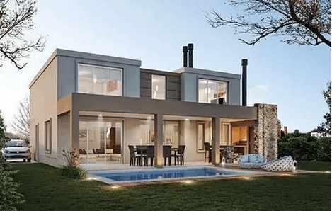 現(xiàn)代風(fēng)格別墅設(shè)計圖，簡約大氣，透著時尚風(fēng)