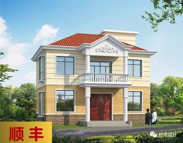 幾款造價20萬以內的二層房屋住宅設計圖