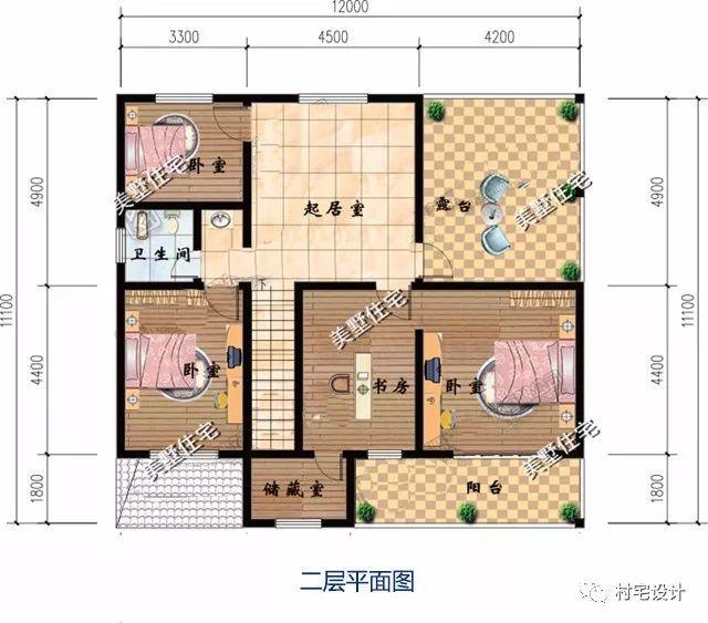幾款造價20萬以內的二層房屋住宅設計圖
