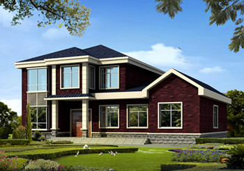 農(nóng)村4間2層樓房設(shè)計(jì)圖 ，帶有烤火房，適宜居住