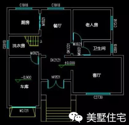 二層好看的小別墅設計圖，整體色彩搭配就是很有文雅的氣息