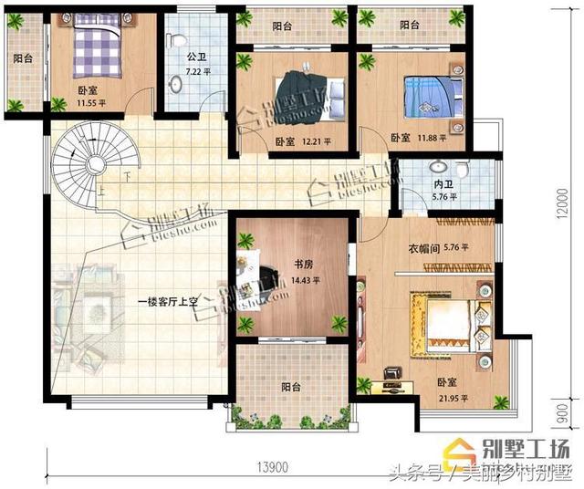 簡約風格的現代別墅設計圖，展現出既簡約現代又富有奢雅氣質的空間魅力！